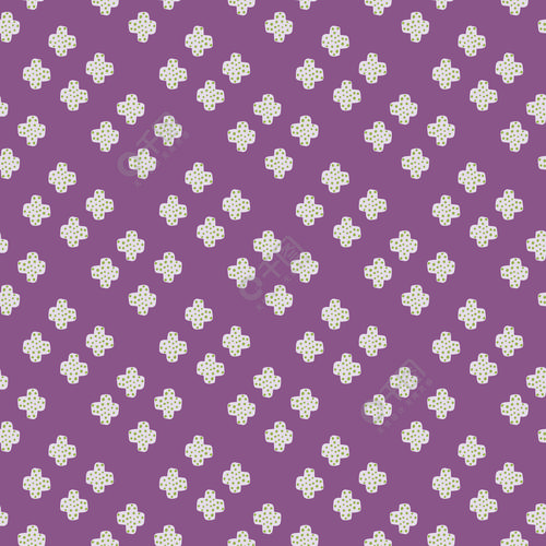 涂鸦加号壁纸在紫色背景上手绘可爱的十字无缝图案婴儿面料纺织品印花